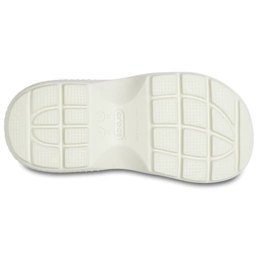 Crocs Women's Stomp Lined Shorty Boots White 38-39: Exaggerated Lug Sole, Warm Fuzzy Lining, 2.2 Inch Heel, Dual Crocs Comfort, Comfortable Ankle Boots for Women - Crocs - Image 6