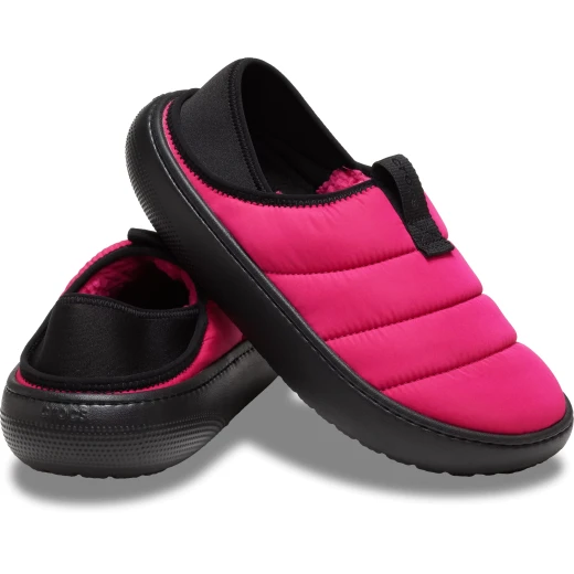 Cozy Women's Classic Puff Moc Pink Winter Slippers with Microfleece Lining and Collapsible Heel for Easy Wear, Sizes 41 42 - Crocs - Image 7