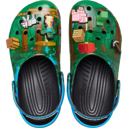 Crocs Minecraft Classic Clog Unisex Shoes Multicolor Size 37 38 - Crocs - Image 4