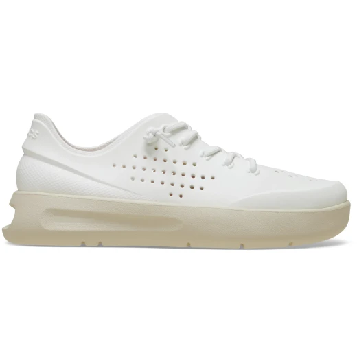 InMotion Women's Pacer Sneakers with LiteRide and Free Feel Technology: White Athletic Shoes for Comfort and Support, Sizes 34-35, Featuring Bungee Laces for Easy On/Off