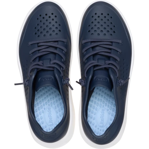 حذاء رياضي نسائي InMotion Pacer بتقنية LiteRide و Free Feel، كحلي، مقاس 34-35، أربطة مطاطية سهلة الارتداء والخلع، راحة ودعم استثنائي - كروكس - Image 4