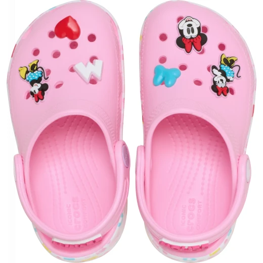 Crocs Toddler Classic Mickey Friends Minnie Clog Pink Featuring Iconic Disney Characters Sizes 20 21 Perfect for Playtime Comfortable Lightweight Design Easy to Clean - Crocs - Image 4