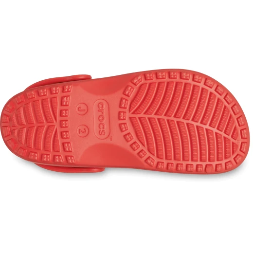 Crocs Kids' Classic Floral Cut Out Clog in Cherry Red: Comfortable & Stylish Footwear with Unique Floral Design, Size 33-34, Perfect for Everyday Wear - Crocs - Image 4