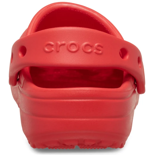 Toddlers Classic Floral Cut Out Clog Red 23 24 Lightweight Comfort Shoes - Crocs - Image 4
