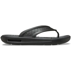 Crocs Men's InMotion Flip Flops: Experience Unrivaled Comfort with LiteRide Foam and Free Feel Technology, Sizes 39-40, Black, Perfect for Everyday Wear and Enhanced Support