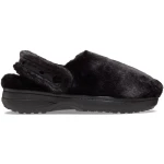 Unisex Classic Unforgettable Clog Black Comfort Shoes Plush Lined Warm 45 46 Heel Strap for Zhibixing Compatibility Simple Elegant Design for Everyday Wear