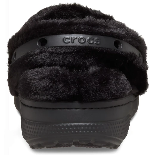 Unisex Classic Unforgettable Clog Black Comfort Shoes Plush Lined Warm 45 46 Heel Strap for Zhibixing Compatibility Simple Elegant Design for Everyday Wear - Image 4