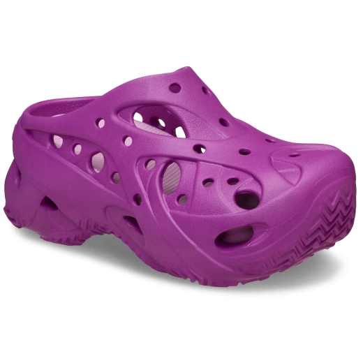 Caged Clog Women's Purple Comfort Shoes with LiteRide Footbed and Bold Sculpting Design, Featuring Zig Zag Sole Detailing and 24 Jibbitz Holes for Personal Style, Sizes 36 37 - Image 3