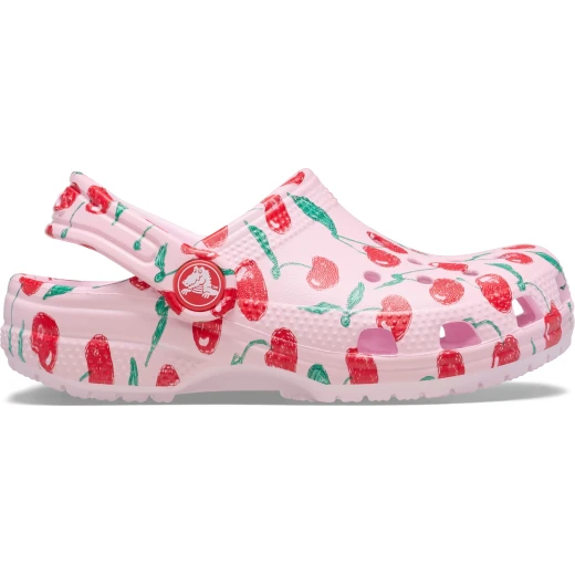 Crocs Toddlers' Classic Fresh Fruits Clog Pink 23 24 Lightweight Slip On Clogs Featuring Fun Fruit Prints Comfortable Croslite Foam Construction Easy To Wear Iconic Design - Crocs - Image 6