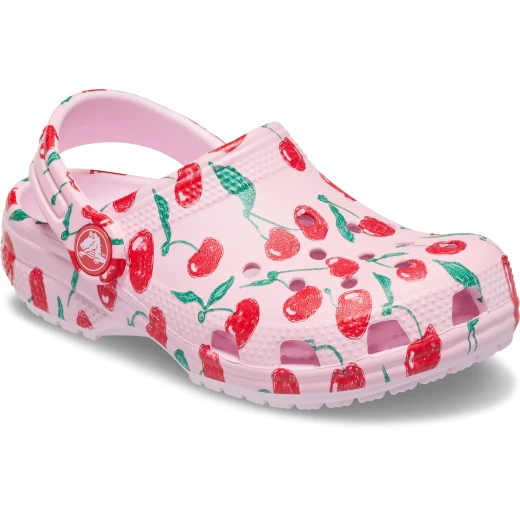 Crocs Toddlers' Classic Fresh Fruits Clog Pink 23 24 Lightweight Slip On Clogs Featuring Fun Fruit Prints Comfortable Croslite Foam Construction Easy To Wear Iconic Design - Crocs - Image 7