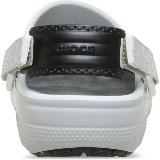 Crocs Unisex Classic Turbo Clog White Sporty Comfort with Adjustable Backstrap and Enhanced Traction Sizes 43 44 Reflective Detailing for Enhanced Visibility - Crocs - Image 5