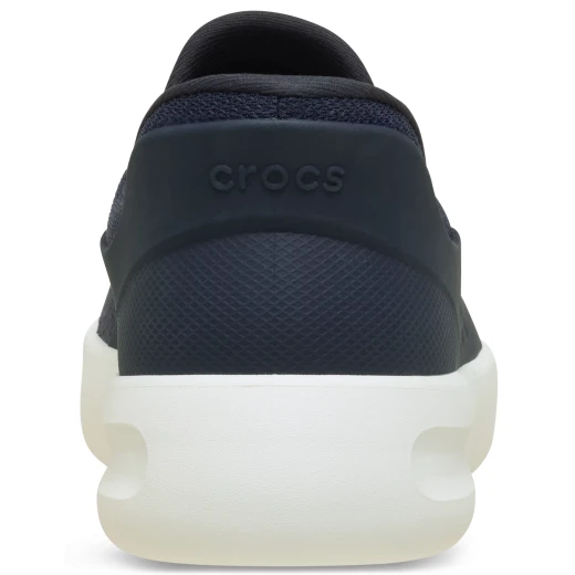 Men's No Hands Slip On Sneakers Navy Blue 43-44 Hands Free Easy Wear Comfortable Breathable Textile Upper Design with Molded EVA Sockliner For All Day Comfort - Crocs - Image 5