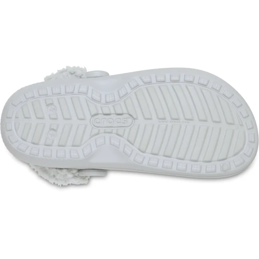 Crocs Unisex Classic Fleece Lined Clog Off White 37 38 Comfortable Warm Fuzzy Slippers Perfect for Indoor Outdoor Wear Pivoting Heel Strap - Crocs - Image 5
