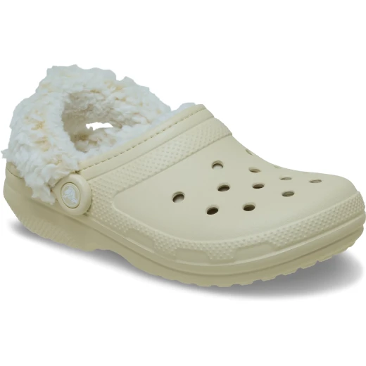 Crocs Unisex Classic Fleece Lined Clog Beige 48 49 Winter Comfort Indoor Outdoor Slippers Pivoting Heel Strap Lightweight Croslite Foam Construction Easy Wear - Crocs - Image 3