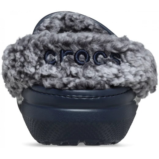 Crocs Unisex Classic Fleece Lined Clog Navy Winter Comfort 46-47 Indoor Outdoor Slippers Pivoting Heel Strap Lightweight Croslite Foam Construction Easy Wear - Crocs - Image 4