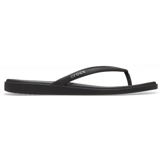 Miami Womens Flip Sandals Black 38 39 Square Toe Summer Beachwear - Crocs - Image 2