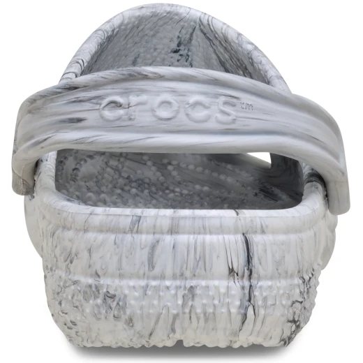 Crocs Unisex Watercolor Marbled Classic Clog Grey with Unique Marbling Pattern Comfortable Slip On Shoes Sizes 46 47 Lightweight Croslite Foam Construction Stylish Footwear - Crocs - Image 5