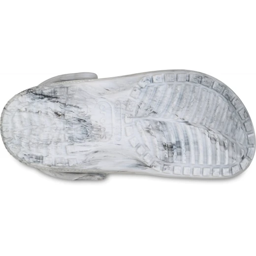 Crocs Unisex Watercolor Marbled Classic Clog Grey with Unique Marbling Pattern Comfortable Slip On Shoes Sizes 46 47 Lightweight Croslite Foam Construction Stylish Footwear - Crocs - Image 6