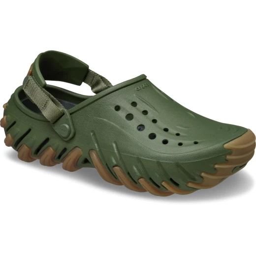 Crocs Unisex Echo Gum RO Clog Green 39-40 Lightweight Comfort Streetwear Inspired Rubber Outsole Design LiteRide Footbed Versatile Terrain 2024 Collection - Crocs - Image 3