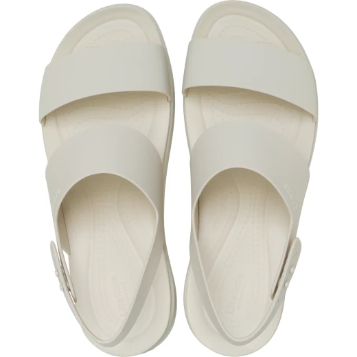 Crocs Women's Brooklyn Backstrap Low Sandals Beige Size 39-40 with LiteRide Foam Technology for All Day Comfort and Versatile Styling 2 Strap Design Perfect Fit - Crocs - Image 4