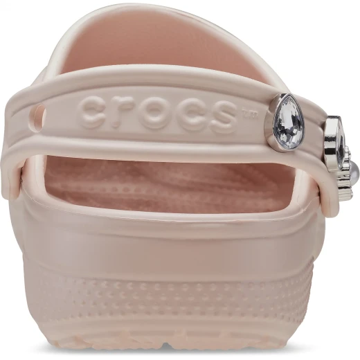 صنادل Crocs كلاسيكية مزينة للأطفال سهلة الارتداء والخلع تصميم مريح ومادة Croslite متينة فتحات تهوية تناسب سحر Jibbitz مقاسات 37 38 وردي - بينياكل - Image 4