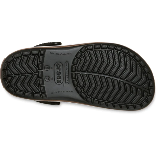 Crocs Unisex Crocband Gum Clog Black Sporty Comfortable Slip On Shoes Sizes 42 43 Croslite Foam Construction Unisex Footwear - Crocs - Image 6