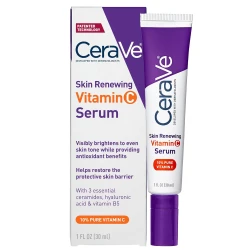 CeraVe Vitamin C Serum for Face, Skin Brightening with Hyaluronic Acid, 30 ML