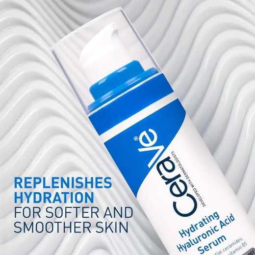 CeraVe Hydrating Hyaluronic Acid Face Serum with Vitamin B5, 1 Ounce, 30 ml - CeraVe - Image 8