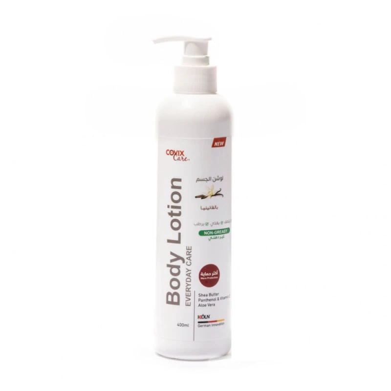 Covix Care Vanilla Body Lotion 400ml, Moisturizing and Nourishing Skin Care - Covix