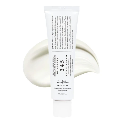 Dr.Althea 345 Relief Cream Daily Face Moisturizer for Soothing Recovery, 1.69 Fl Oz Dr.Althea 345 Relief Cream Daily Face Moisturizer for Soothing Recovery, 1.69 Fl Oz