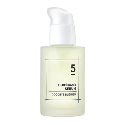 Numbuzin No. 5 Serum Goodbye Blemish Brightening Face Serum 30ml Targets Blemishes, Dark Spots, and Uneven Skin Tone for a Radiant, Glowing Complexion Suitable for All Skin Types