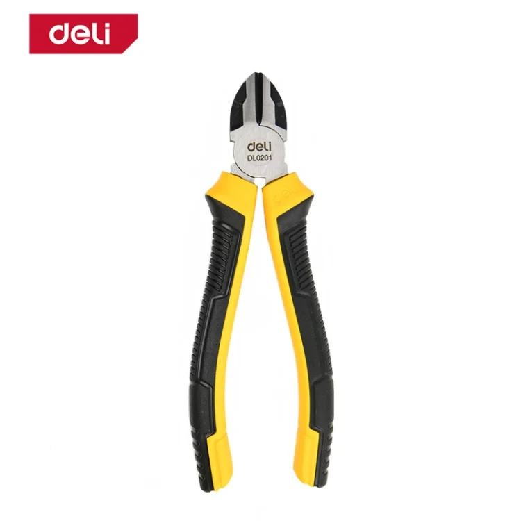 كماشة قص ديلي EDL0201 مقاس 6 بوصات للاستخدام الاحترافي، هيكل فولاذي شديد التحمل، تصميم مقبض مريح لراحة اليد، مثالية لقطع الأسلاك ومشاريع الحرف اليدوية - ديلي