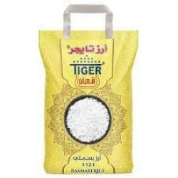 Tiger Basmati Rice 3 KG Bag: Premium Long Grain Rice for Delicious Cooking, Ideal Pantry Staple, Perfect for Pilafs and Curries, Aromatic and Flavorful, Easy to Cook