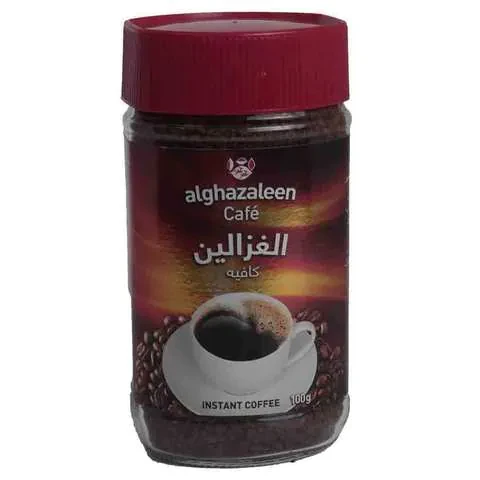 قهوة نسكافيه الغزالين سريعة التحضير 100 غرام، نكهة غنية، مثالية للصباح