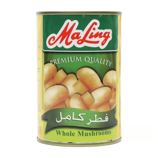 فطر مالينج كامل 400 جرام معلب: فطر عالي الجودة، مثالي للشوربات واليخنات ومختلف الأطباق الشهية. معزز نكهة لذيذ لوجباتك! فطر مالينج كامل 400 جرام معلب: فطر عالي الجودة، مثالي للشوربات واليخنات ومختلف الأطباق الشهية. معزز نكهة لذيذ لوجباتك!