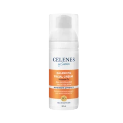 Celenes Balancing Facial Cream Vitamin C 50ml, Hydrating Moisturizer for Oily and Combination Skin