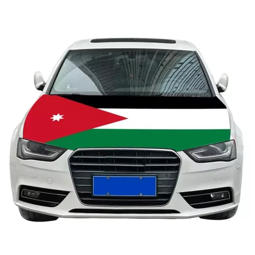 غطاء سيارة علم الأردن متين مقاوم للعوامل الجوية حماية خارجية لجميع أحجام المركبات غطاء سيارة علم الأردن متين مقاوم للعوامل الجوية حماية خارجية لجميع أحجام المركبات