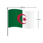 قبعة دائرية رسمية للجزائر لمشجعي كأس العالم 2026، ملابس داعمة مثالية لعشاق كرة القدم، رائعة لأيام المباريات ولإظهار الفخر الوطني، تصميم مريح يناسب الجميع