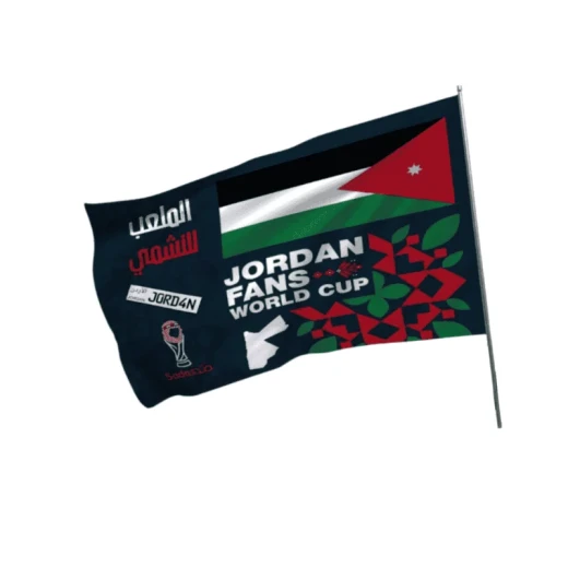 علم سيارة الأردن لكأس العالم 2026 باللون الأزرق الداكن مقاس 30 سم × 40 سم للعرض الخارجي المتين علم سيارة الأردن لكأس العالم 2026 باللون الأزرق الداكن مقاس 30 سم × 40 سم للعرض الخارجي المتين