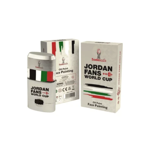 Jordan World Cup 2026 Fan Face Paint Kit Bold Safe Easy Apply Fast Dry Game Day Ready - Jordan - Image 2