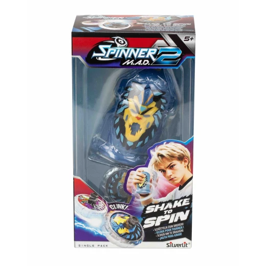 SPINNERMAD2 Single Fidget Spinner, Durable Metal, Black, for Focus and Stress Relief SPINNERMAD2 Single Fidget Spinner, Durable Metal, Black, for Focus and Stress Relief
