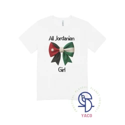 JO BOW Kids T Shirt Independence Day Edition White Cotton T Shirt for Children 6 Years Old Jordan Suitable for Independence Day Celebrations High Quality Turkish Made Apparel