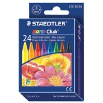 أقلام تلوين شمع Staedtler Noris Club 24 لون مقاومة للكسر أدوات فنية - ستدلر