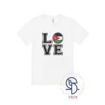 LOVE JO Premium Adult T Shirt White 2XL Soft Cotton Turkey Made Unique Design Comfortable Stylish Wearable Fun Colors Add Personality to Your Wardrobe - Love jo
