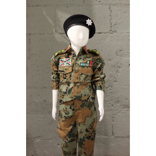 طقم زي عسكري أسود SWAT للأولاد بعمر 10 سنوات - Image 4
