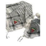 وشاح كوفية فلسطينية رقعة البطيخ كوفية تقليدية 48 × 48 بوصة