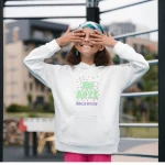 100 Days Sprinkles Baby Hoodie White 0 1 Year Premium Turkish Cotton Soft and Comfortable Hoodie with Unique Design Perfect for Infants and Toddlers Stylish and High Quality - 100 days