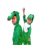 Adorable Crocodile Costume for Kids: Perfect for Halloween Parties and Dress Up Fun! Medium Size for Ages 5-7 Years, Soft and Comfortable Design