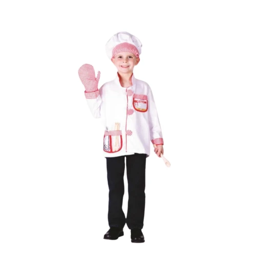 Chef Costume for Kids, Whisk and Sizzle, Medium 5-7 Years, Dress Up Play Chef Costume for Kids, Whisk and Sizzle, Medium 5-7 Years, Dress Up Play
