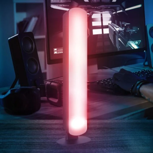 ذا سورس شريط إضاءة LED تفاعلي مع الصوت يعمل عبر USB للحفلات والترفيه 26 سم × 7 سم × 5 سم مزامنة مع الموسيقى تأثيرات إضاءة ديناميكية متعددة الألوان جو مثالي - ذا سورس - Image 7